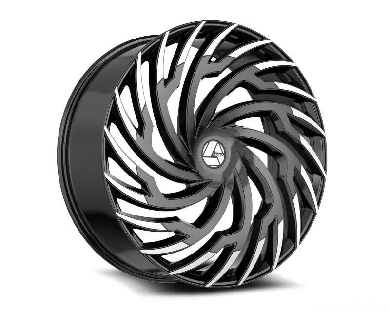 Azara 536 Wheel 18x8 5x112|5x114.3 35mm Gloss Black Machined