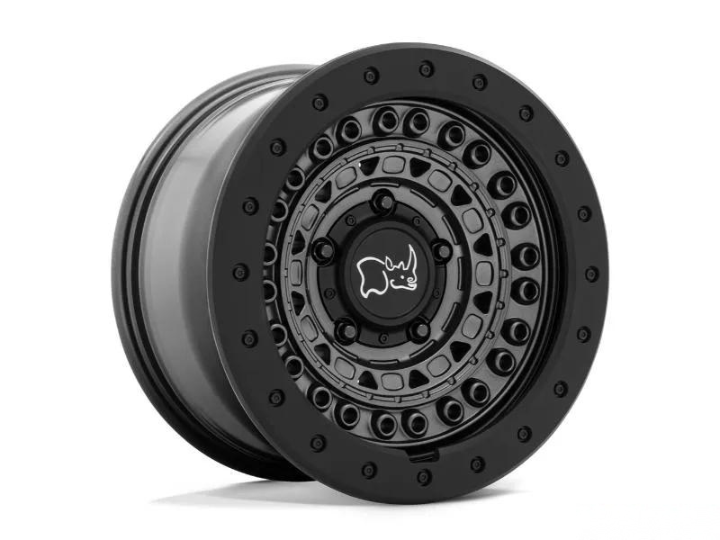 Black Rhino Barricade Wheel 17x8.5 6x5.5 -18mm Gun Black w/Black Rock Guard