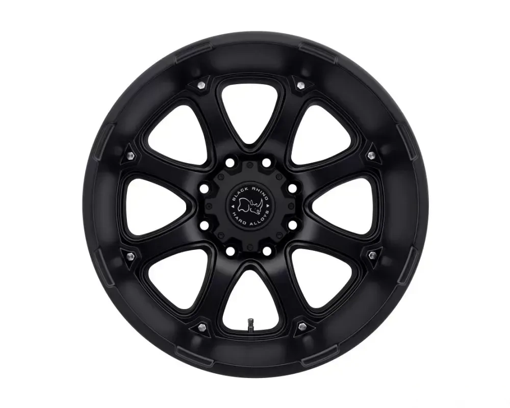 Black Rhino Glamis Matte Black Wheel 20x9 8x165.10|8x6.5 -12mm CB122