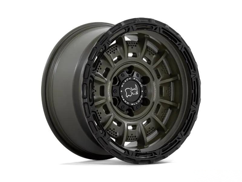 Black Rhino Legion Wheel 20x10 5x5.5 -18mm Olive Drab Green w/Black Lip
