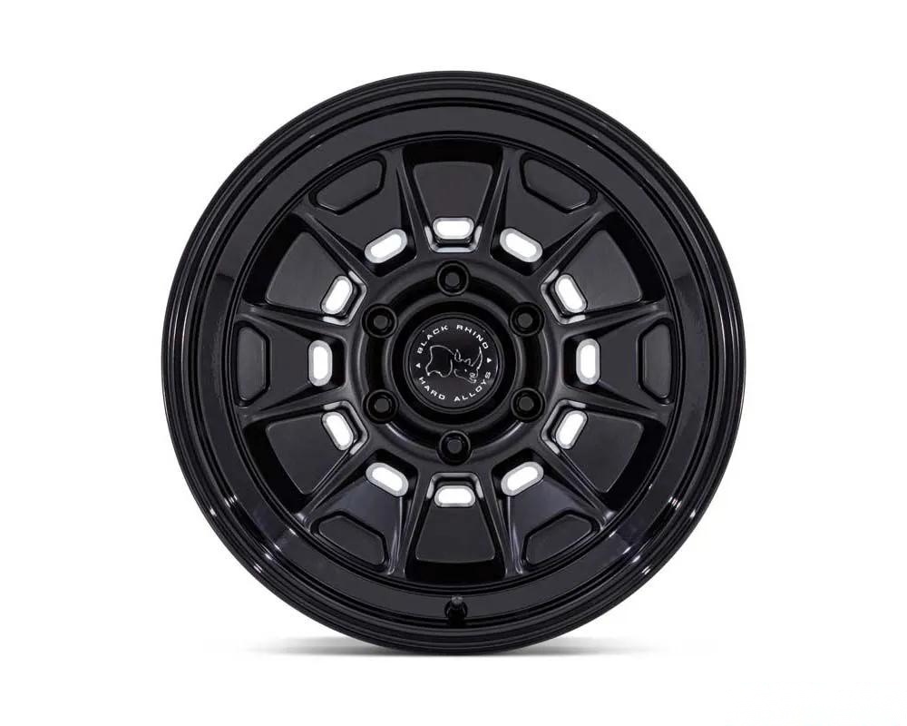 Black Rhino BR021 Mondo Wheel 17x8.5 6X139.7 20 Matte Black w/Gloss Black Lip