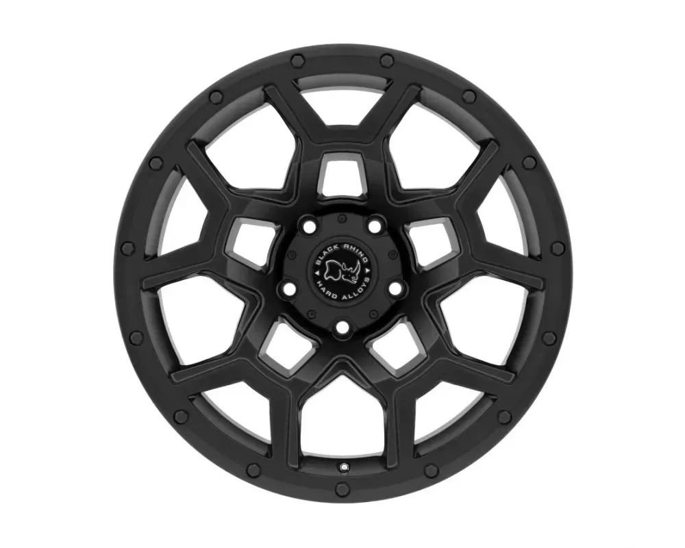 Black Rhino Overland Matte Black Wheel 17x8 5x127 | 5x5 30mm CB71.6