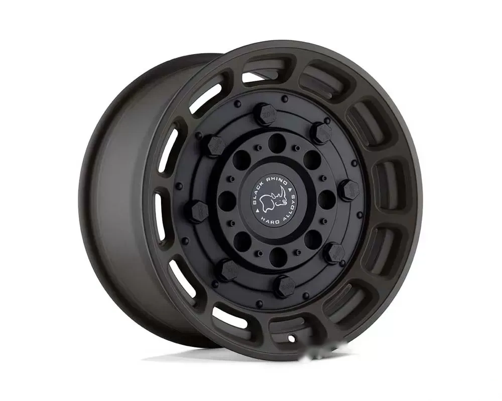 Black Rhino Warthog Wheel 20x9.5 5x5.0 2mm Matte Olive Dab Green w/Black Center