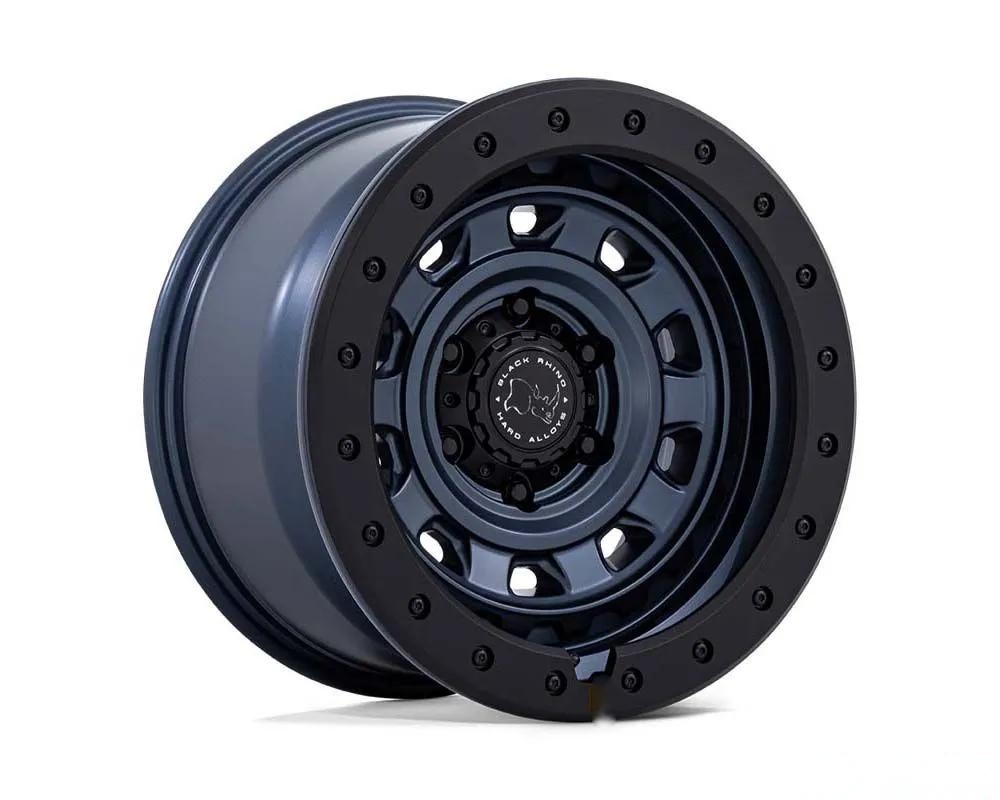 Black Rhino BR023 Xplorer 17x9 6x139.7 -12mm Metallic Blue w/Matte Black Lip