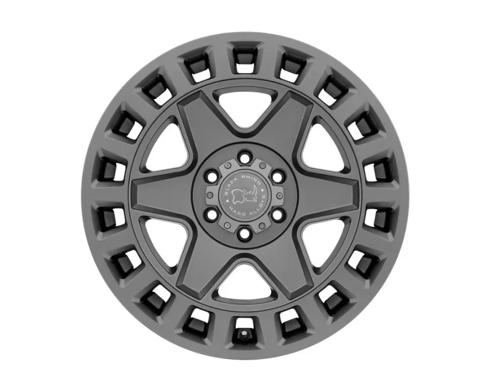 Black Rhino York Matte Gunmetal Wheel 17x8 6x130 52mm CB84