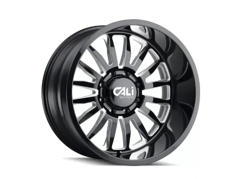 Cali Off-Road Summit Wheel 22x12 8x180 -51mm 124.1mm Gloss Black