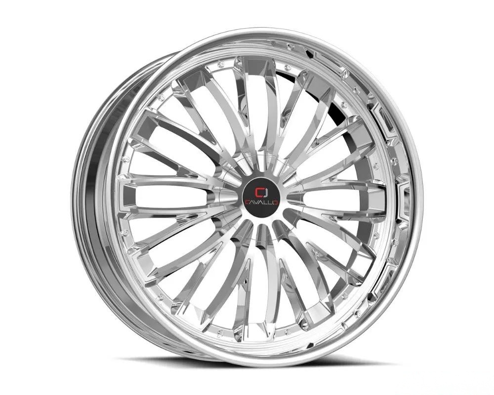 Cavallo CLV-42 Wheel 20x8.5 5x114.3|5x120 35mm Nano Chrome