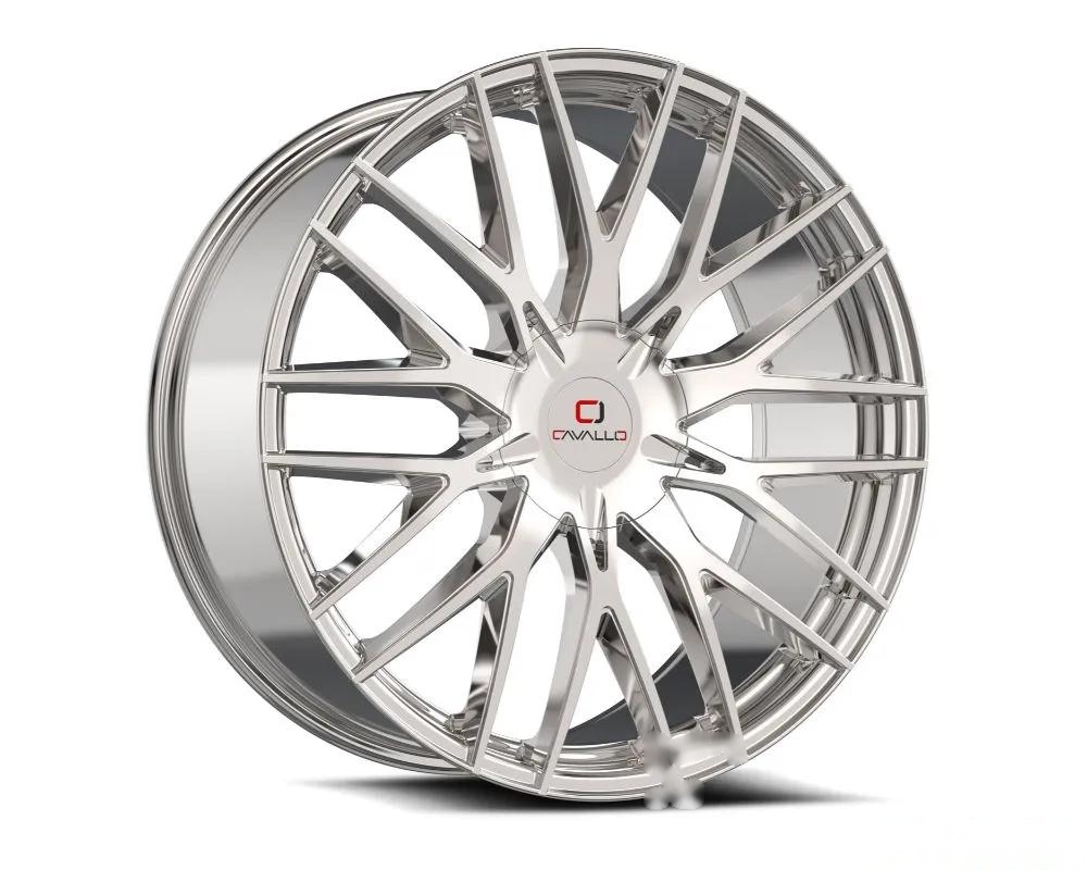 Cavallo CLV-45 Wheel 22x9.5 5x115|5x120 15mm Nano Chrome