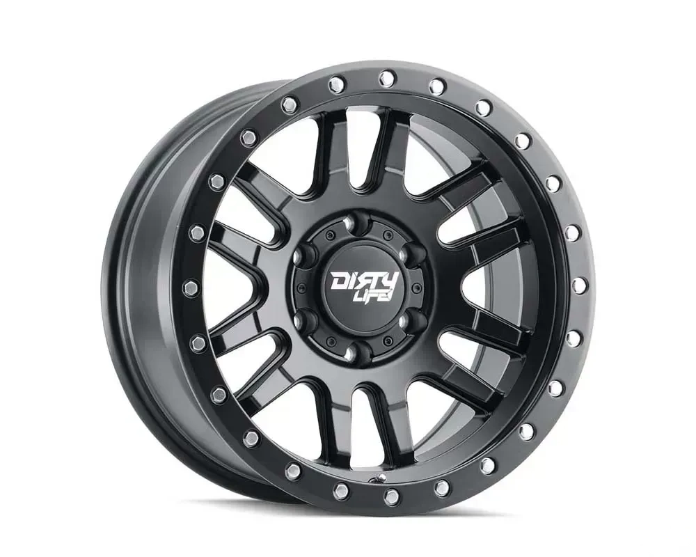 Dirty Life Canyon Pro Wheel 17x9 6x135 0mm Matte Black/Matte Black Lip