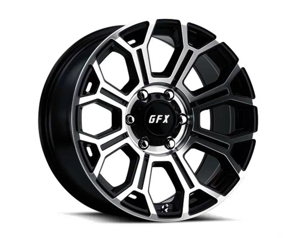 G-FX Wheels TR-19 20x10 8x165.1 -19mm Gloss Black Machined Face