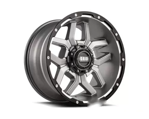 Grid Wheel Offroad GD07 Wheel 17x9 5x150 0mm Matte Anthracite | Black Lip