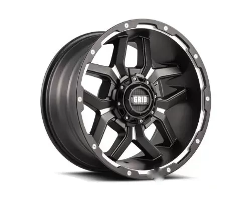 Grid Wheel Offroad GD07 Wheel 17x9 6x139.7 35mm Matte Black | Milled