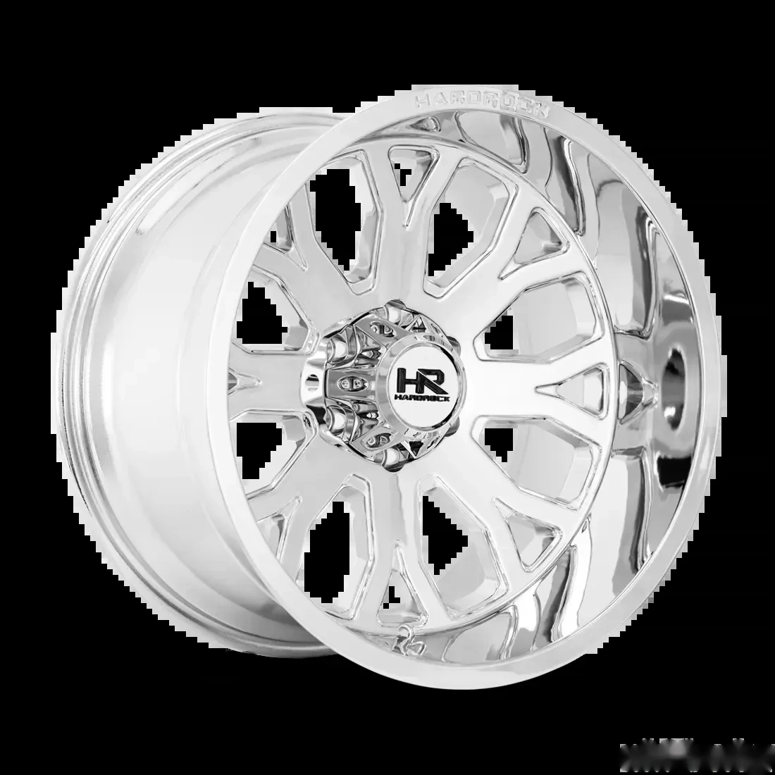 Hardrock Offroad Slammer XPosed Wheel 20x12 8x165.1 -44 125.2 Chrome