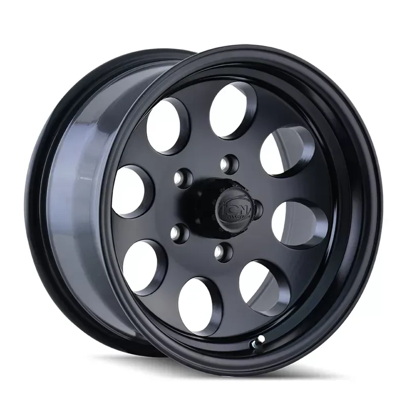 ION 171 Matte Black 15X8 5X114.3 -27MM 83.82MM Wheel