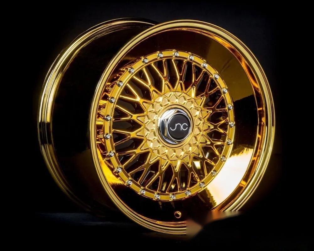 JNC JNC004S Wheel 17x10 4x100|4x114.3 25mm Gold Chrome