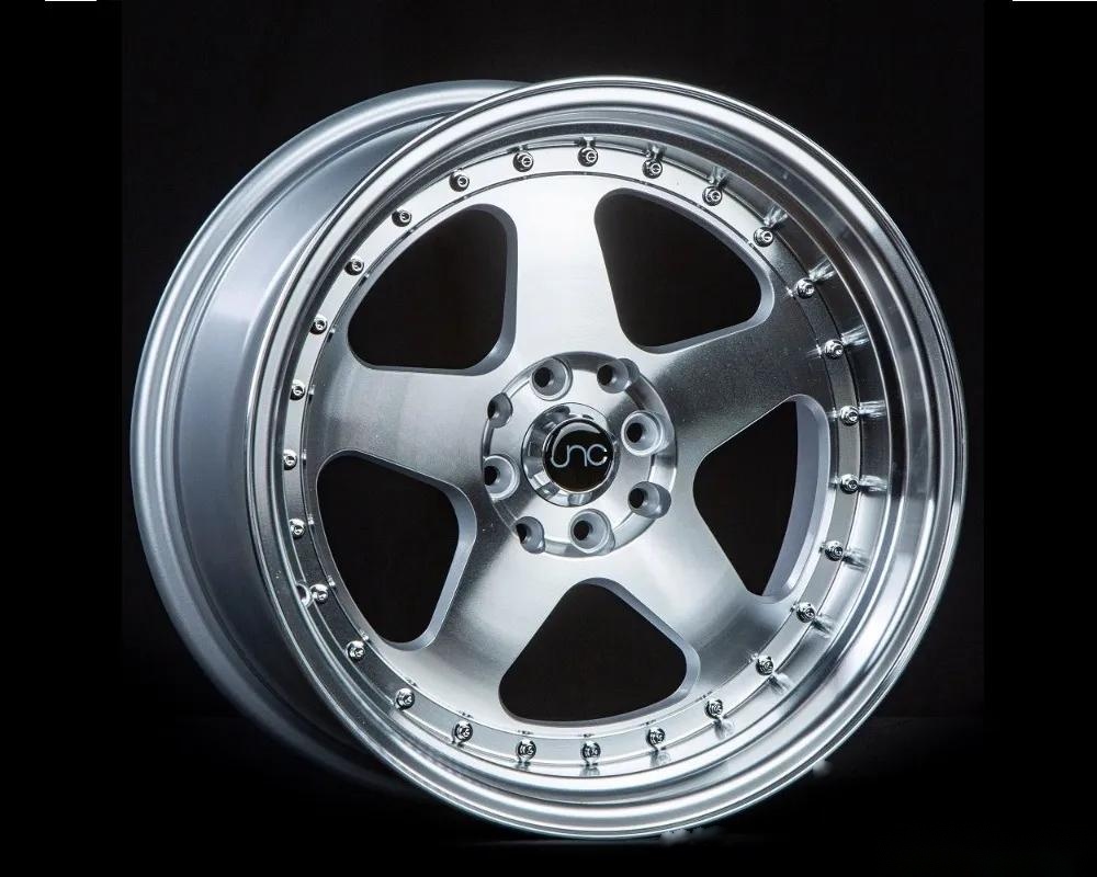 JNC JNC010 Wheel 15x8 4x100|4x114.3 20mm Silver Machined Face
