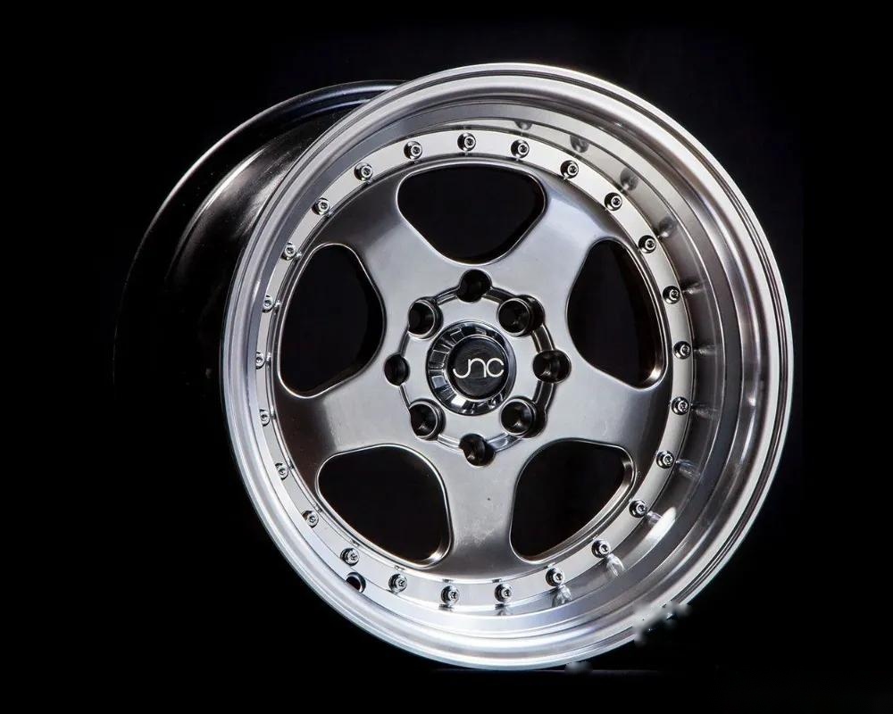 JNC JNC010 Wheel 15x9 4x100|4x114.3 20mm Gunmetal w/ Machined Lip
