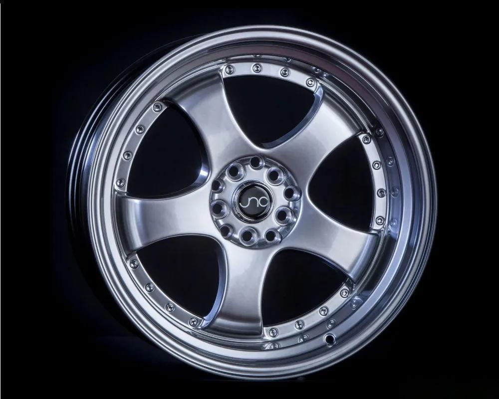 JNC JNC017 Wheel 18x9.5 5x100|5x114.3 25mm Hyper Black w/ Machined Lip
