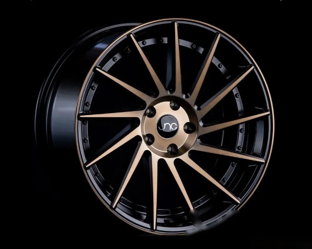 JNC JNC051 Wheel 19x8.5 5x100 30mm Matte Black w/ Machined Bronze Face