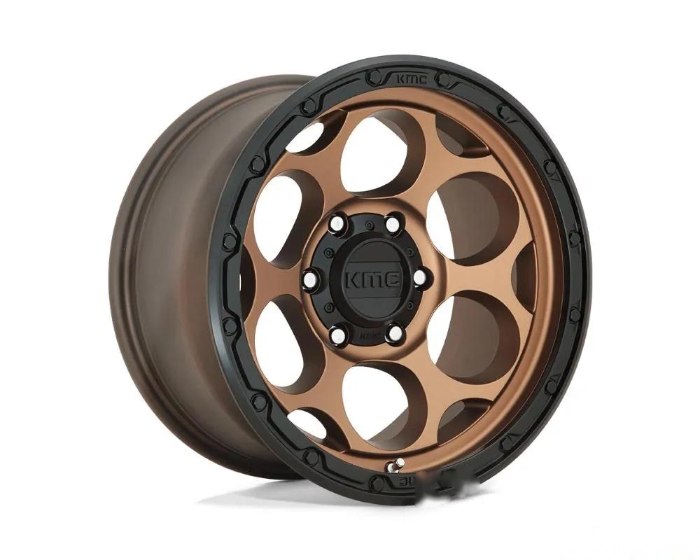 KMC KM541 Dirty Harry Wheel 17x8.5 8x165.1 0mm Matte Bronze w/ Black Lip