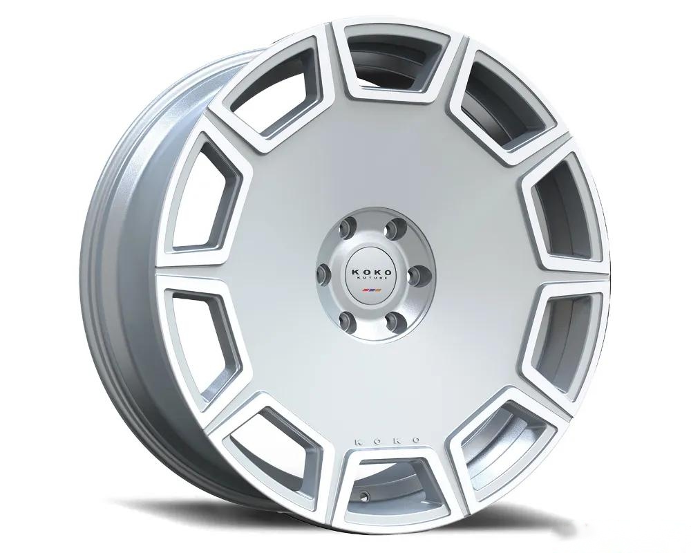 Koko Kuture Sicily Wheel 22x9 15 Silver Machined Face