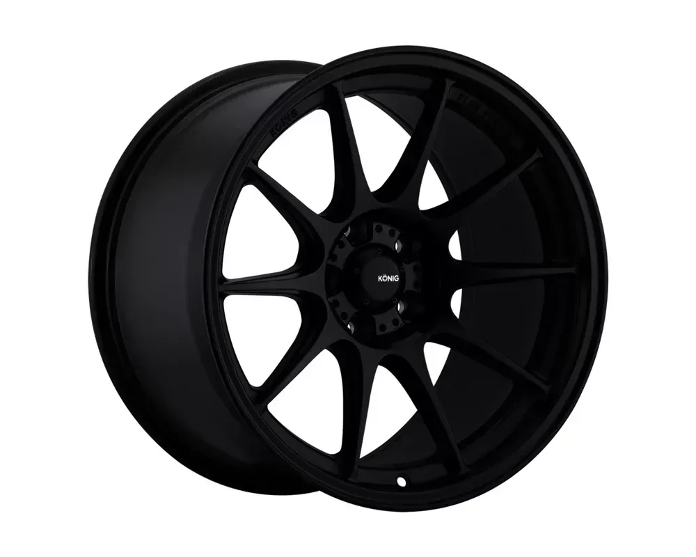 Konig Dekagram Semi-Matte Black Wheel 18x8.5 5x108 43