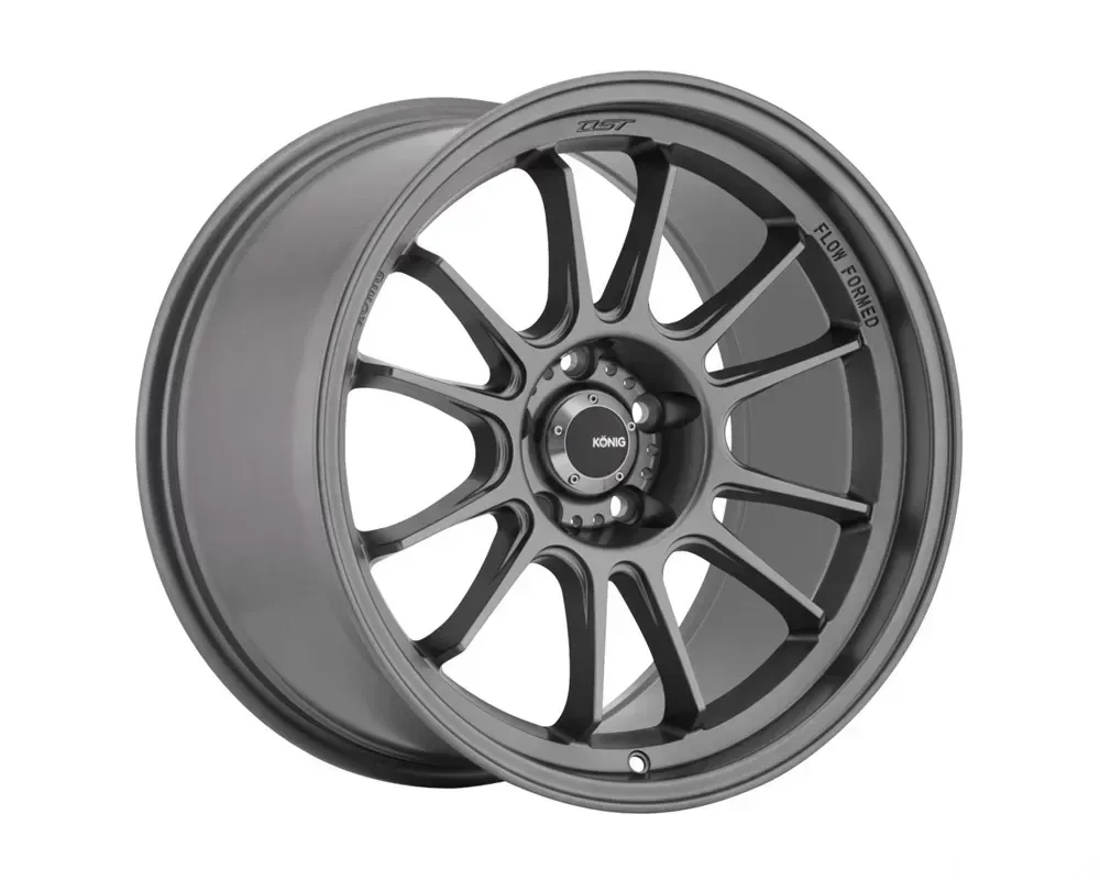 Konig Hypergram Matte Grey Wheel 18x8.5 5x114.3 35