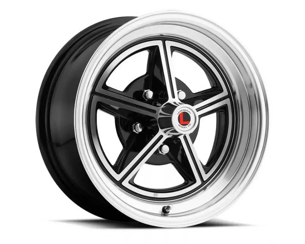 Legendary Wheels Magstar II Wheel Series 15x7 5x114.3 7mm Black Machined