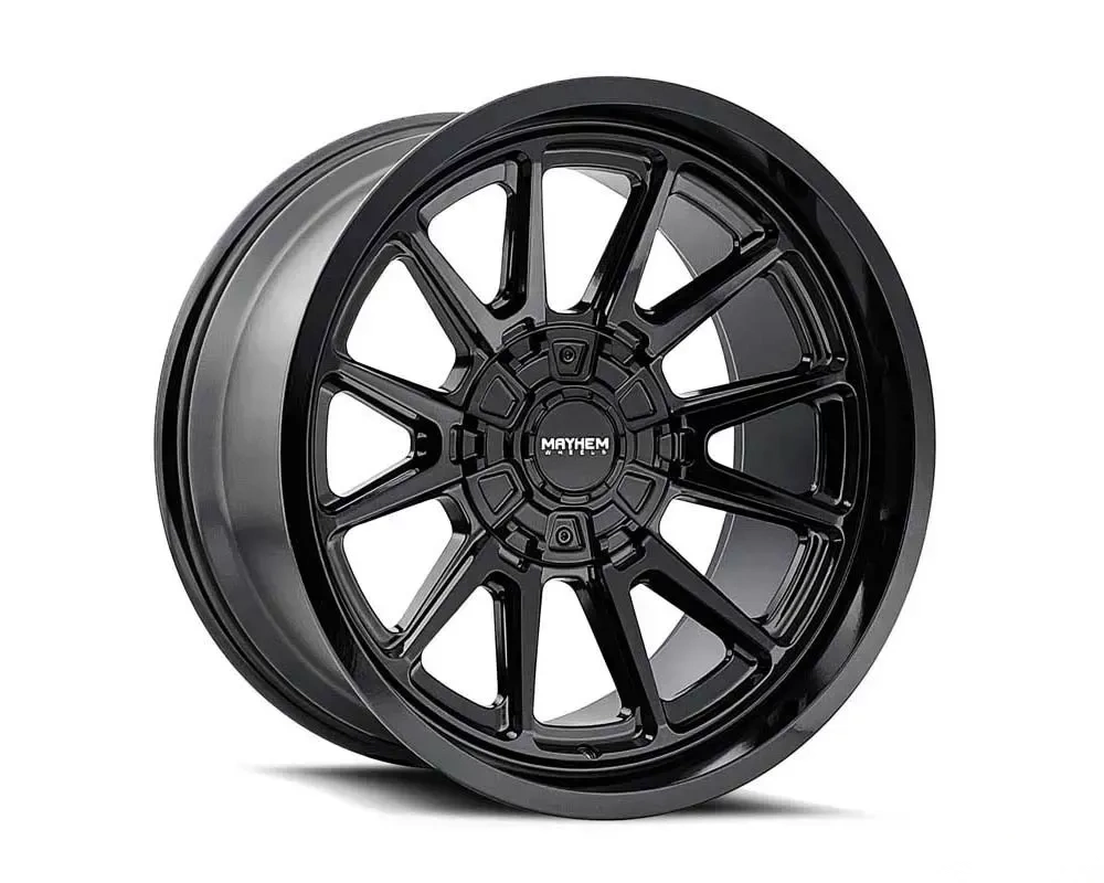 Mayhem Wheels Intrepid Wheel 20x9 8x180 0mm Gloss Black