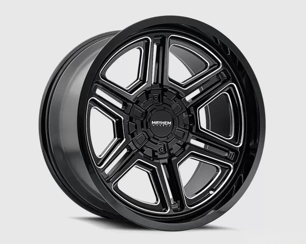 Mayhem Wheels Mayhem Hermosa 8117 Black Milled Wheel 20X10 5X127/5X139.7 -25MM 87MM