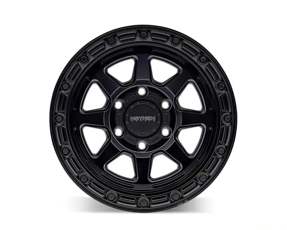 Mayhem Wheels Ridgeline Wheel 17x8.5 6x135 -6mm Satin Black for Trucks
