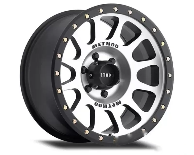 Method Race Wheels MR305 NV 16x8 6x5.5 0mm Machined - Matte Black Lip