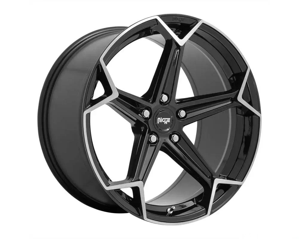 Niche 1PC N259 Arrow Wheel 20x9 5X115 18mm Gloss Black Brushed