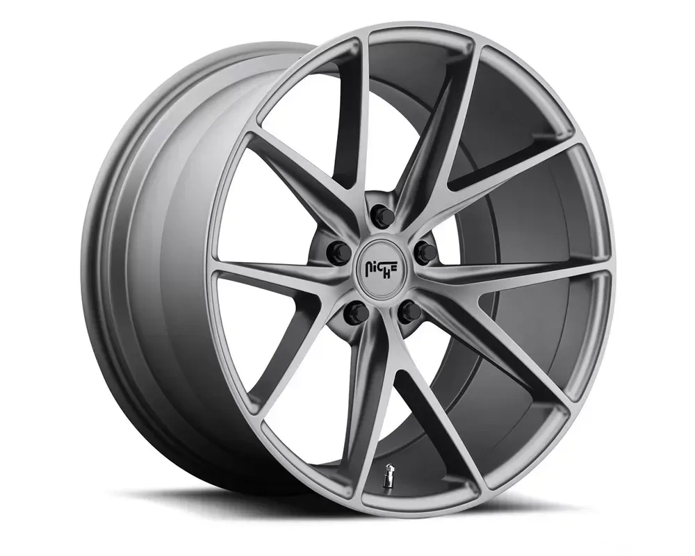 Niche M116 Misano Anthracite 1-Piece Cast Wheel 19x8.5 5x120 35mm