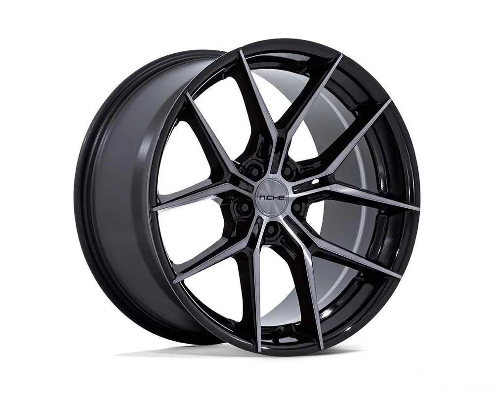 Niche Wheels NC279 Prodigy 5 Wheel 18x8.5 5X120 35 Gloss Black Dark Tinted Clear