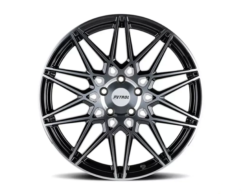Petrol P3C Wheel 20x8.5 5x112 40 Gloss Black w/Machined Face