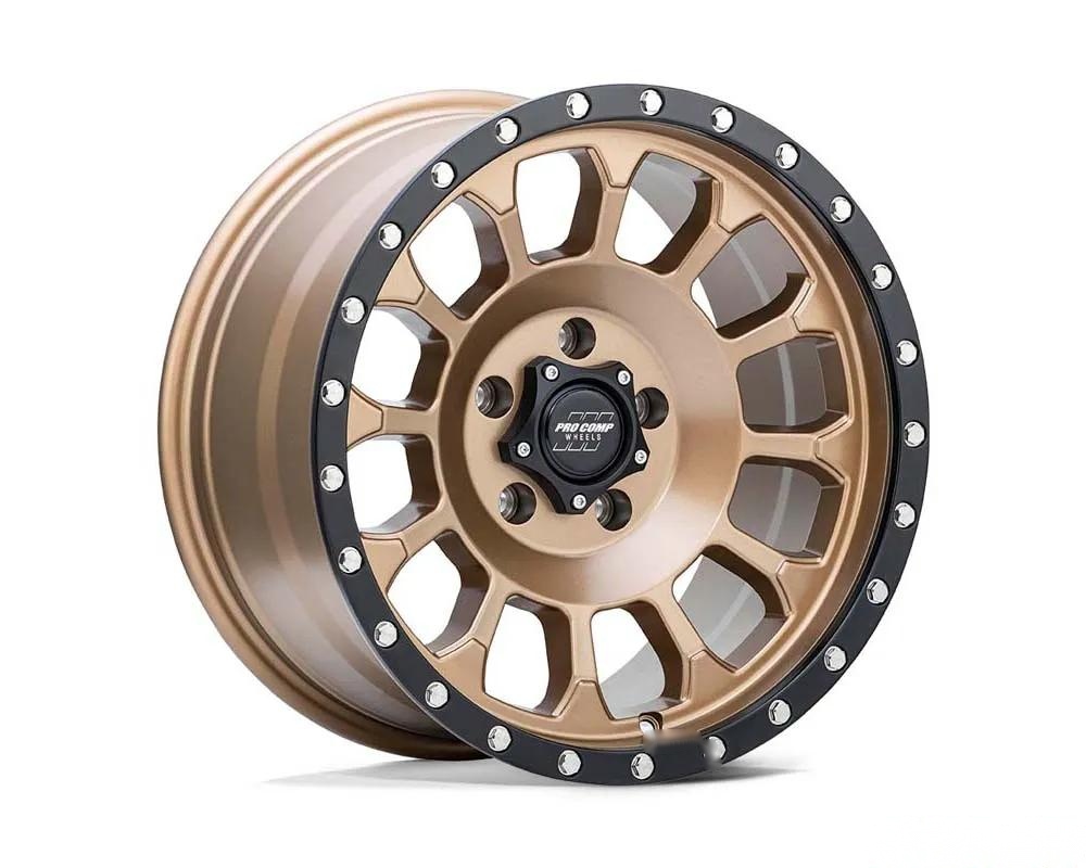 Pro Comp PA34 Rockwell Wheel 17x8.5 6x135 0mm Matte Bronze w/Black Lip