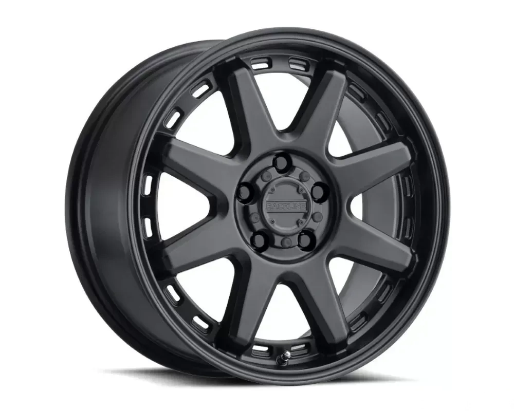 Raceline 947B Scout Wheel 16x8 5x114.3 0mm Satin Black