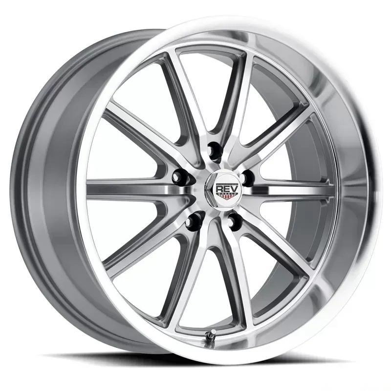 110 Classic Icon Series 20x8 5x120.65 0MM Anthracite Machined Face And Machined Lip REV Wheel