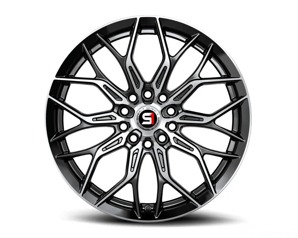 Spec-1 SP-57 Wheel 17x7.5 5x112 | 5x114.3 42mm Gloss Black & Machined