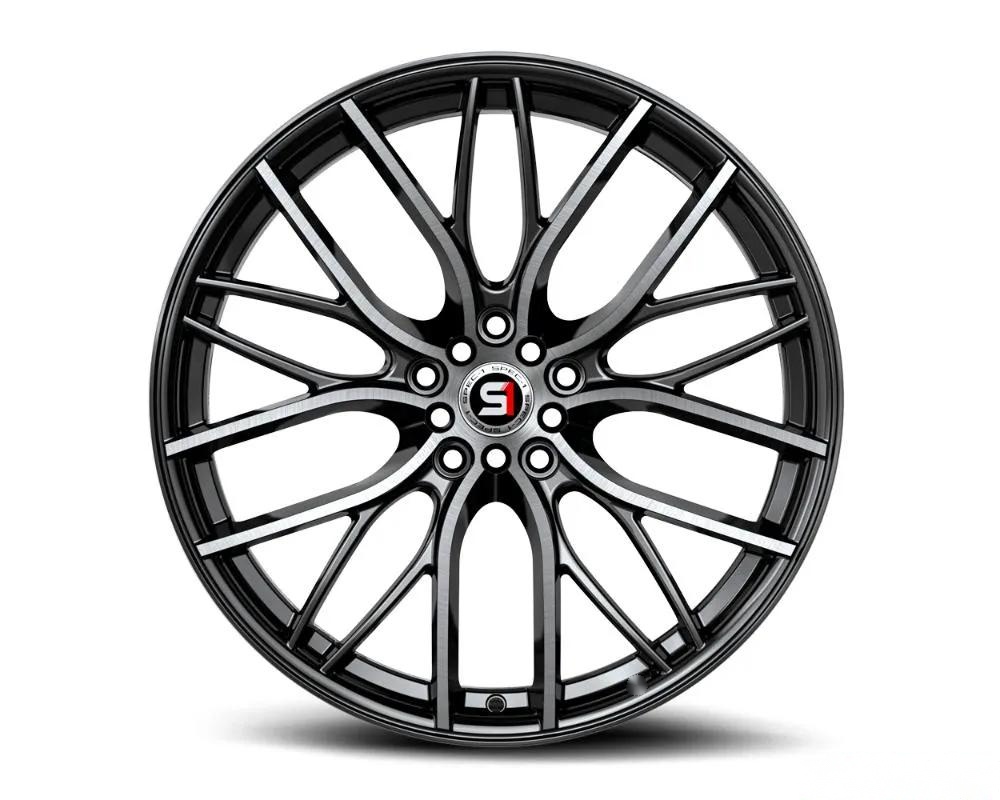 Spec-1 SP-61 Wheel 17x8 5x114.3 | 5x120 42mm Gloss Black & Machined