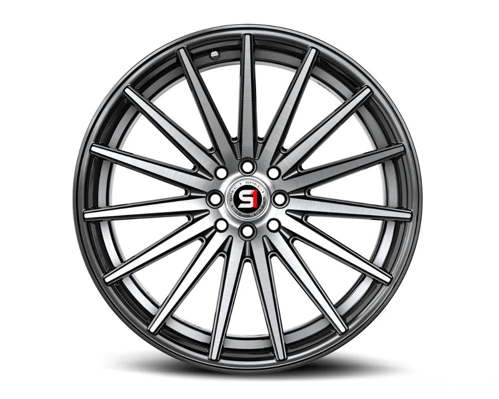 Spec-1 SP-69 Wheel 17x7.5 5x105 | 5x114.3 42mm Gloss Black & Machined & Undercut