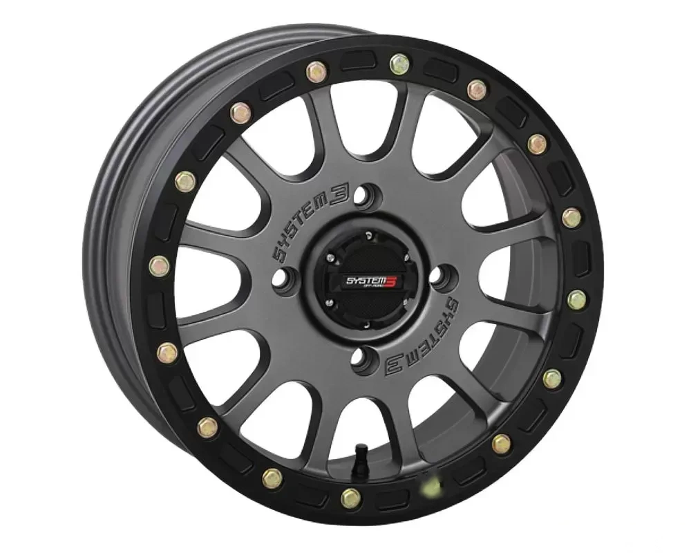 System 3 Off-Road SB-5 Beadlock Wheels 15x7 4x156 5+2 SBL Grey