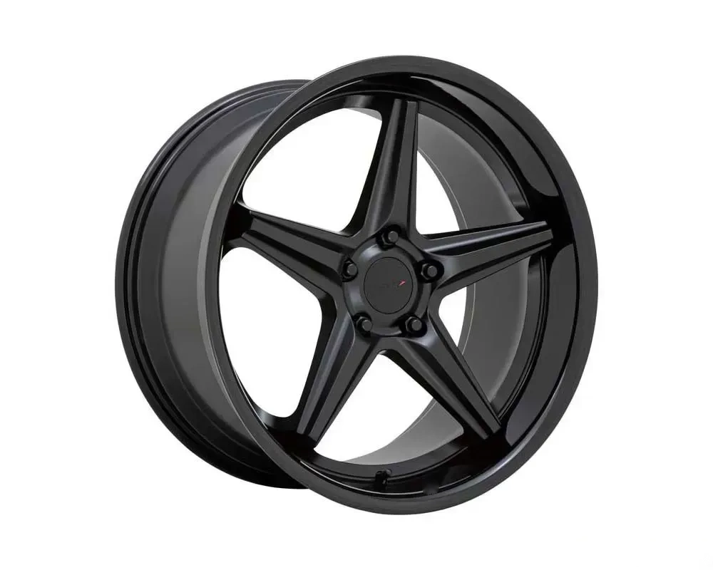 TSW Launch Wheel 20x10 5x115 15mm Matte Black w/Gloss Black Lip
