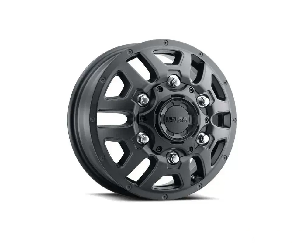 Ultra Motorsports 003 Hunter Van Dually Wheel 16x6 6x205 110mm Satin Black w/Satin Clear Coat