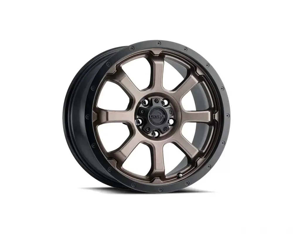 Ultra Motorsports 219 Nemesis CUV Wheel 17x8 5x4.5 35mm Dark Satin Bronze w/Satin Black Lip and Satin Clear-Coat