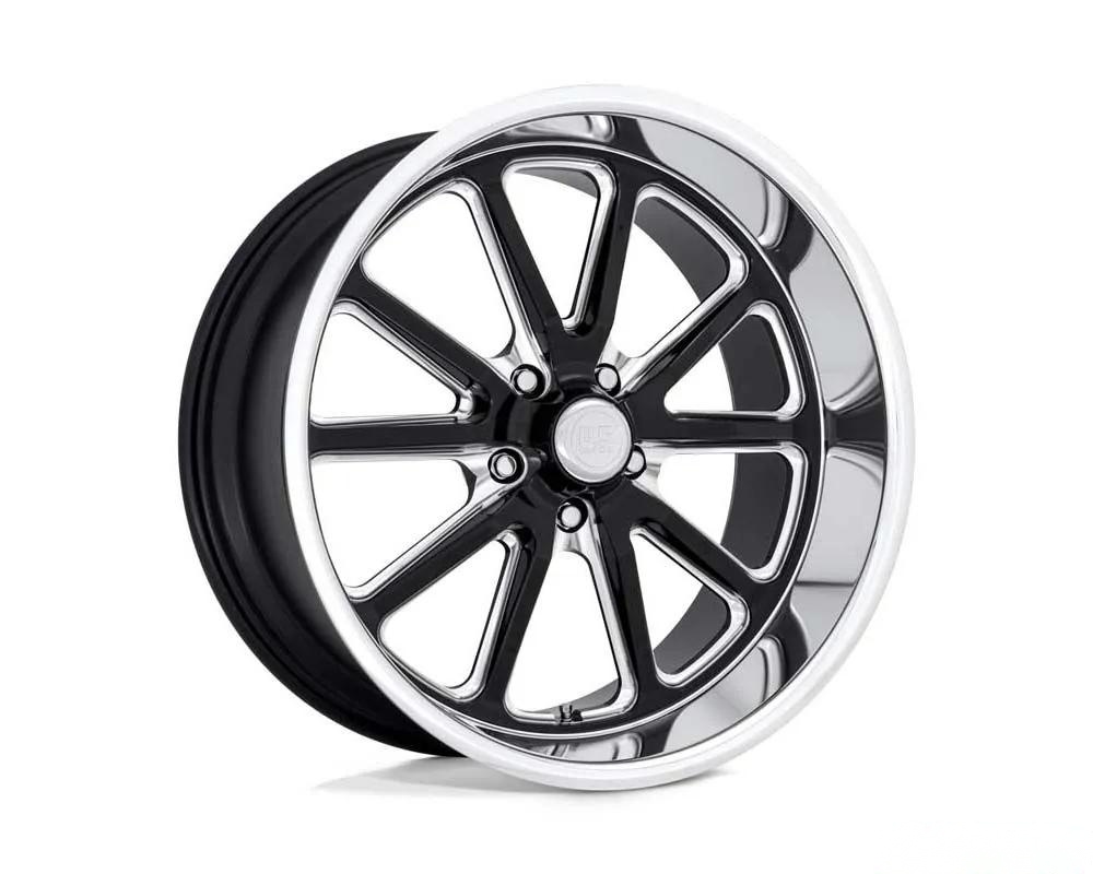 US Mag 1PC U117 Rambler 18x7 5x127 1mm Gloss Black Milled
