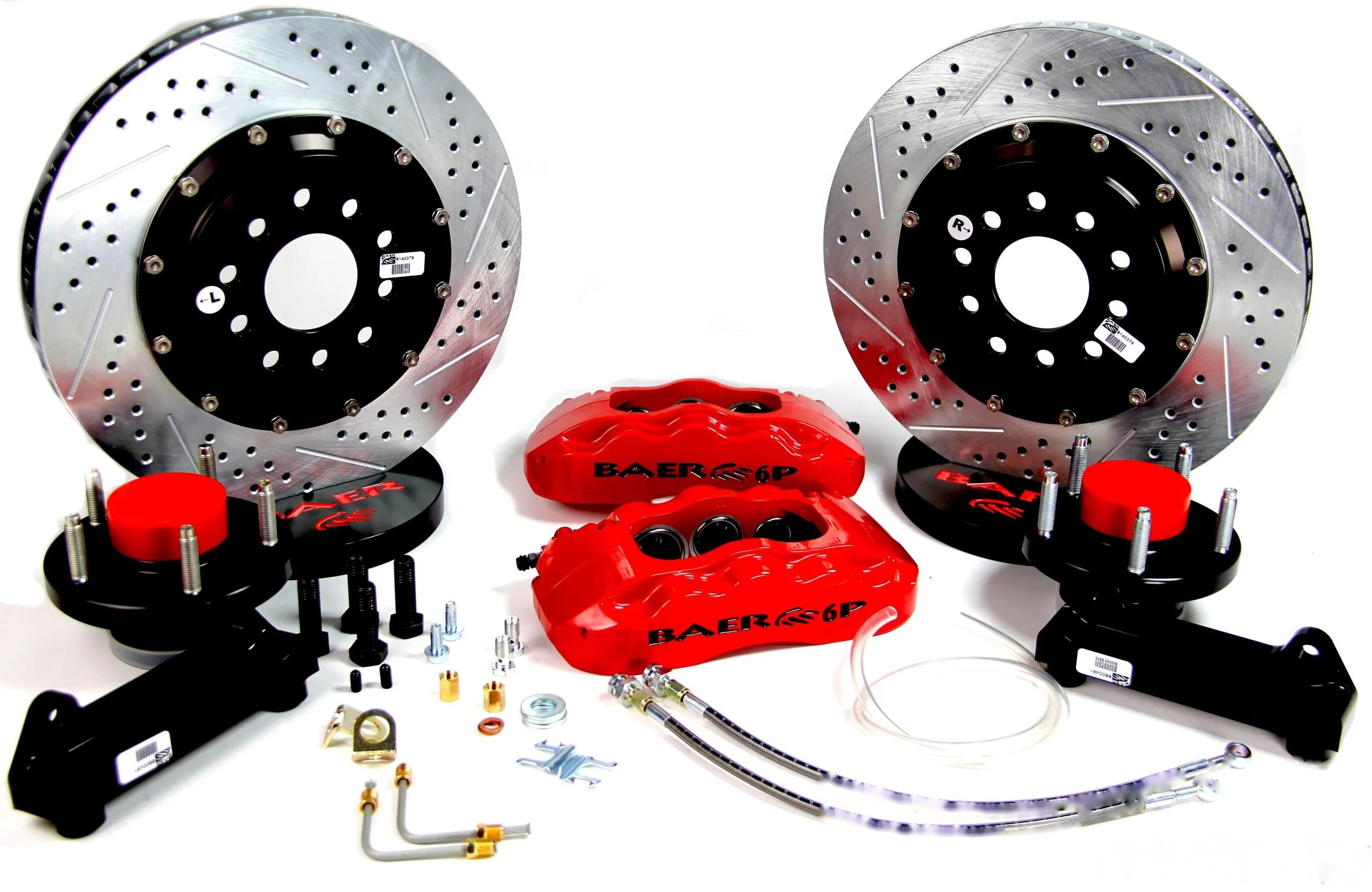 Baer Brake Systems Baer Brakes 13" Pro+ Front Brake Kit, Black, SDZ, Std. Studs Front 1979-1993