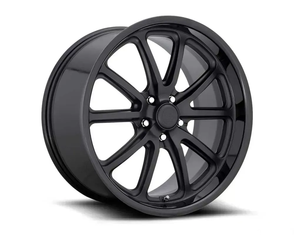 US Mag 1PC U123 Rambler Wheel 22x9 5x127 | 5x5 1mm Gloss Black Matte Black