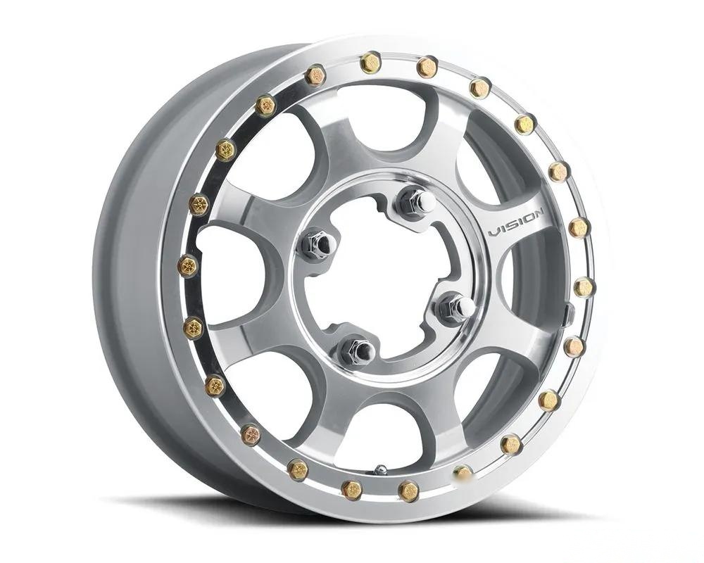 Vision 351BL Flow UTV Wheel 15x6 5x4.5 51mm As-Cast Machined Face Machined Ring/Lip